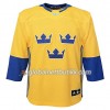 Sverige Hockeydrakt Blank World Cup i ishockey 2016 Gul Premier - Herre